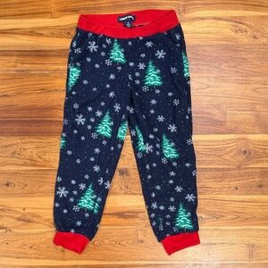 Kids Lands’ End Waffle Winter Pajama Joggers Size 6